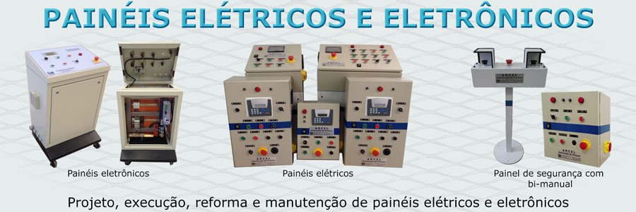 Painéis elétricos e eletrônicos